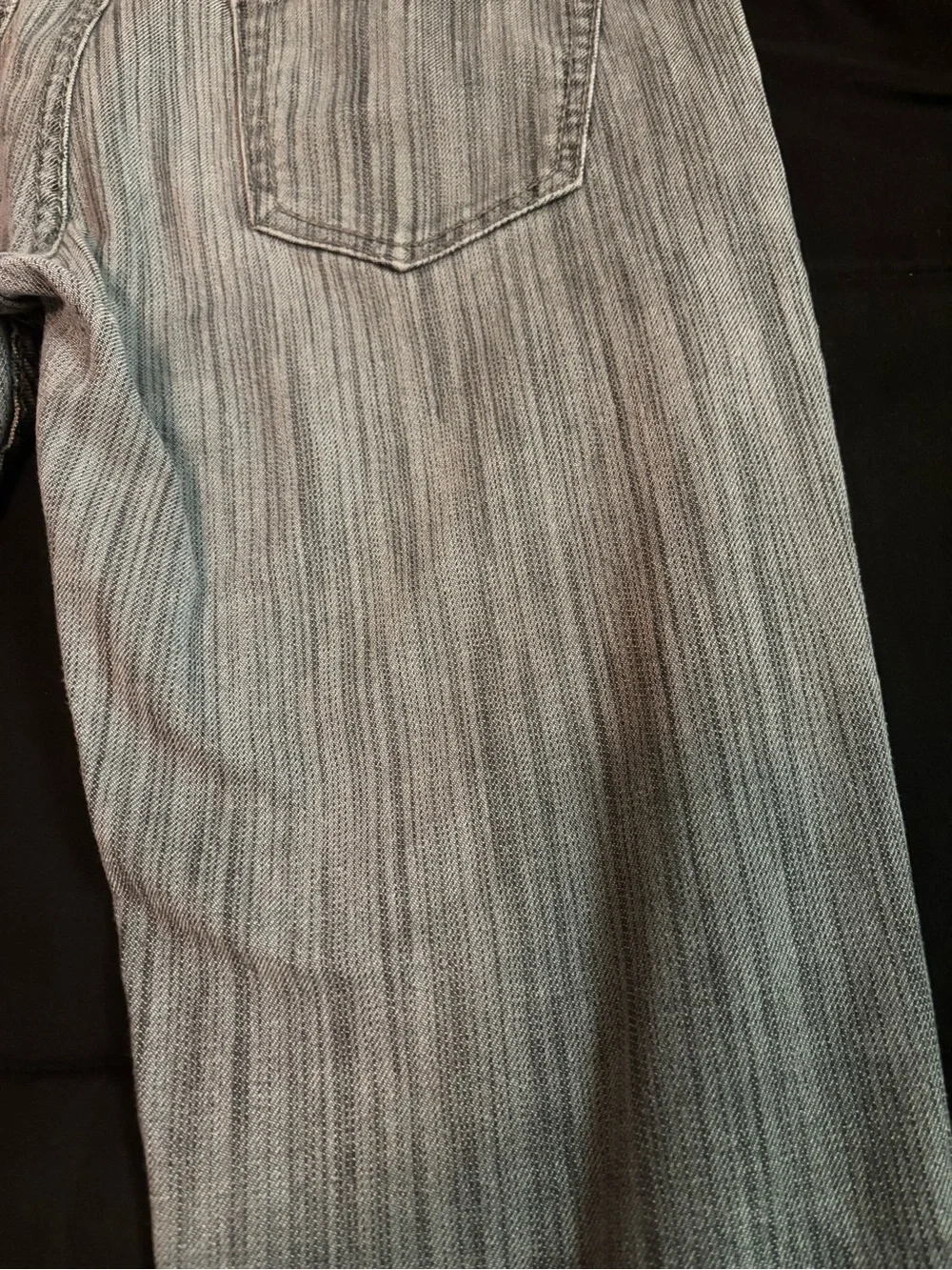 Victorious Men’s Light Gray Slim Stretch Straight Jeans 32x30